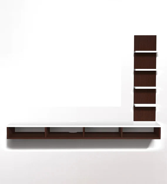 Detec™ Large TV Unit - Wenge And White Color