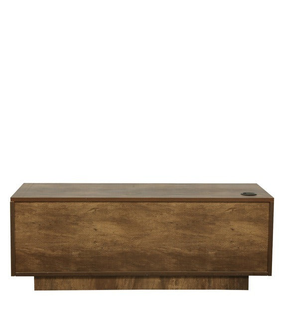 Detec™ TV Unit with 2 Drawers - Natural Wood Finish