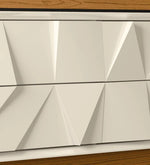 Load image into Gallery viewer, Detec™ 3D Piramide TV console - Cinamon Hazelnut Finish
