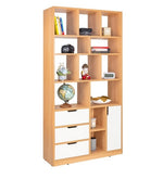 Load image into Gallery viewer, Detec™ Hutch Cabinet - White and Light Oak Finish
