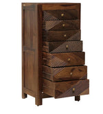 Load image into Gallery viewer, Detec™ Solid Wood Chest of Drawers - Provincial Teak Finish
