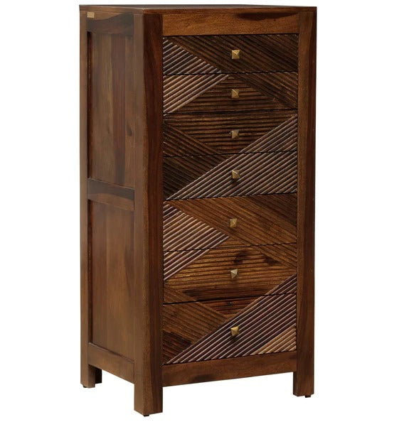 Detec™ Solid Wood Chest of Drawers - Provincial Teak Finish