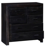 Load image into Gallery viewer, Detec™ Solid Wood Chest of Drawers - Warm Chestnut Finish
