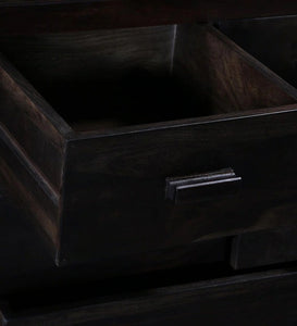 Detec™ Solid Wood Chest of Drawers - Warm Chestnut Finish