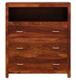 गैलरी व्यूवर में इमेज लोड करें, Detec™ Solid Wood Chest of Drawers - Honey Oak Finish
