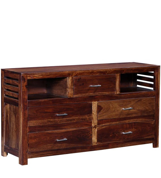 Detec™ Solid Wood Chest of Drawers - Provincial Teak Finish