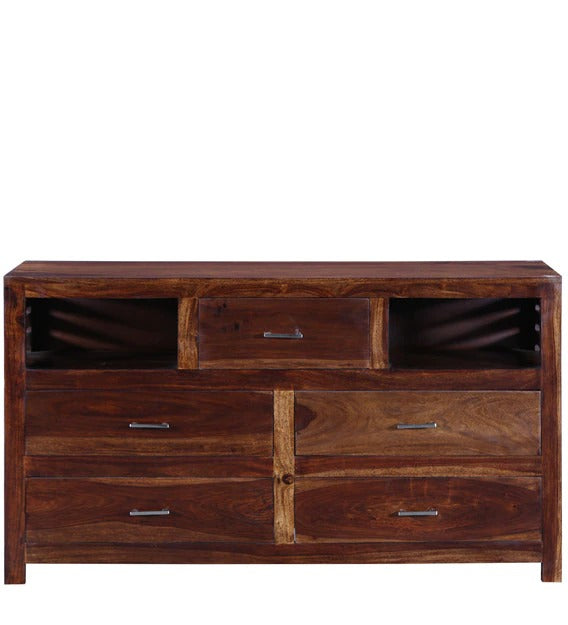 Detec™ Solid Wood Chest of Drawers - Provincial Teak Finish