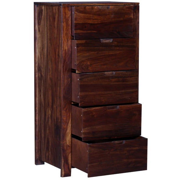 Detec™ Solid Wood Chest of Drawers - Provincial Teak Finish