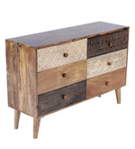 Load image into Gallery viewer, Detec™ Hand Carved Chest of Drawers - Teak Finish
