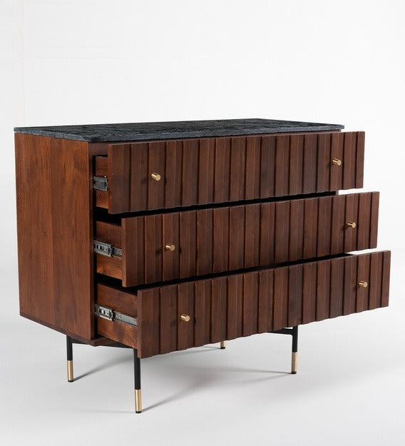 Detec™ Chest Of Drawers - Autumn Brown Finish