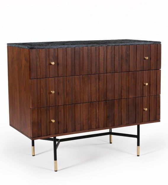 Detec™ Chest Of Drawers - Autumn Brown Finish