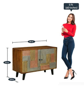 Detec™ 2 Door Solid Wood Sideboard 