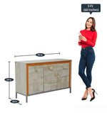 Load image into Gallery viewer, Detec™ Solid Wood Sideboard - White Wash 
