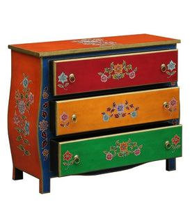 Detec™ Solid Wood Chest of Drawers - Multiple-color