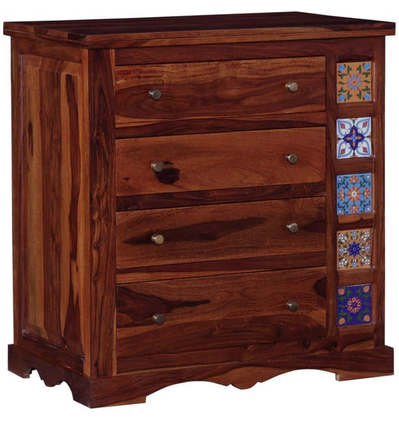 Detec™ Solid Wood Chest of 4 Drawers