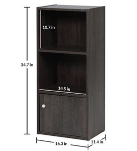 Detec™ Book Shelf - Charcoal Oak Finish