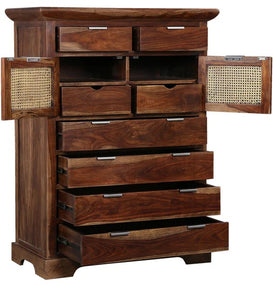 Detec™ Solid Wood Chest of Drawers - Provincial Teak Finish