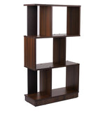 Load image into Gallery viewer, Detec™ 3 Tire Book Shelf - Classic Walnut Finish
