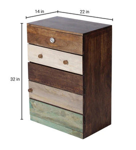 Detec™ Stylish Chest of Drawers - Multi-Color