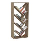 Load image into Gallery viewer, Detec™ Book Shelf Cum Display Unit - Brown Finish
