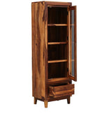 Load image into Gallery viewer, Detec™ Wood Book Case - Warm Walnut Finish

