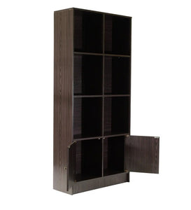 Detec™ 6 Cube Book Shelf with Bottom Cabinet - Wenge Finish