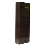 Load image into Gallery viewer, Detec™ 3 Tier Book Shelf with Bottom Cabinet - Wenge Finish
