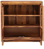 Load image into Gallery viewer, Detec™ Solid Wood Book Case - Warm Walnut Finish
