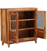 Load image into Gallery viewer, Detec™ Solid Wood Book Case - Warm Walnut Finish
