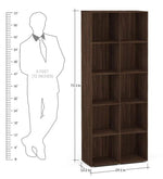 Load image into Gallery viewer, Detec™ Bookshelf - Walnut Brown Finish
