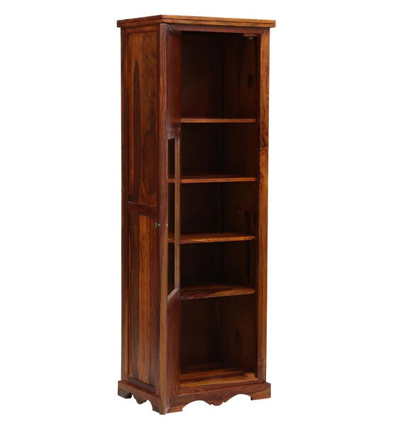 Detec™ Solid Wood Book Case - Honey Oak Finish