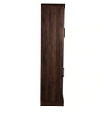 Load image into Gallery viewer, Detec™ Two Door Glass Cabinet - Walnut Finish
