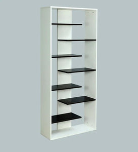 Detec™ Book Shelf - Wenge & Frosty White Color