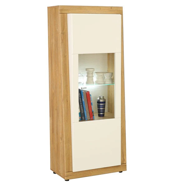 Detec™ Single Door Book Case - White Finish