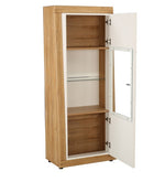 Load image into Gallery viewer, Detec™ Single Door Book Case - White Finish
