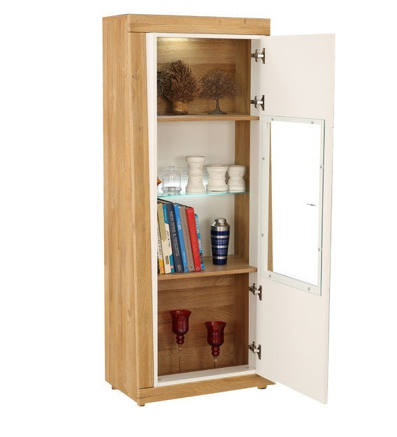 Detec™ Single Door Book Case - White Finish