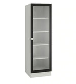 Load image into Gallery viewer, Detec™ Book Case Cum Storage Cabinet - Carbon Black Finish
