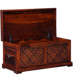Load image into Gallery viewer, Detec™ Solid Wood Trunk - Honey Oak Finish with Wooden Design
