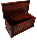 Load image into Gallery viewer, Detec™ Solid Wood Trunk - Honey Oak Finish with Wooden Design
