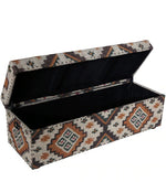 Load image into Gallery viewer, Detec™ Upholstered Trunk - Multi-Color with Honey Oak Finish
