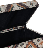 Load image into Gallery viewer, Detec™ Upholstered Trunk - Multi-Color with Honey Oak Finish
