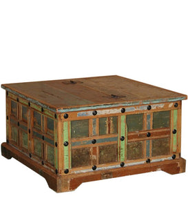 Detec™ Solid Wood Trunk Box - Distress Finish