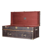Load image into Gallery viewer, Detec™ Storage Trunk Coffee Table - Brown Croc Leather
