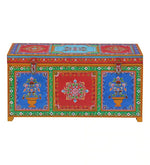 गैलरी व्यूवर में इमेज लोड करें, Detec™ Solid Wood Hand-Painted Trunk - Multi-color
