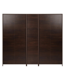 Detec™ 5 Door Wardrobe With Drawer & Mirror - Wooden Finish