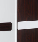 Load image into Gallery viewer, Detec™ Sliding Wardrobe - Brown &amp; White Finish
