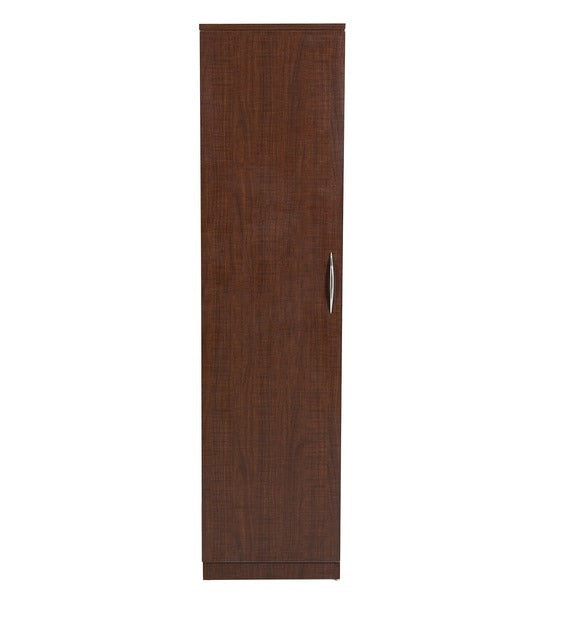 Detec™ Simple 1 Door Wardrobe - Walnut Finish