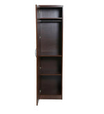 गैलरी व्यूवर में इमेज लोड करें, Detec™ Simple 1 Door Wardrobe - Walnut Finish
