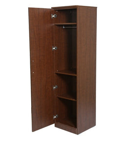 Detec™ Simple 1 Door Wardrobe - Walnut Finish