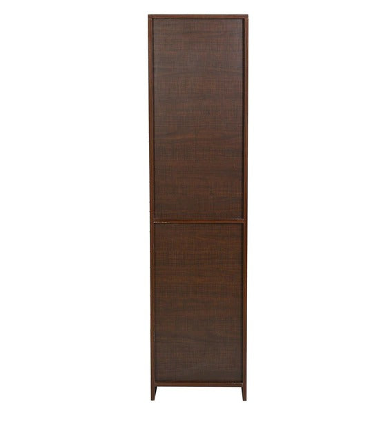 Detec™ Simple 1 Door Wardrobe - Walnut Finish